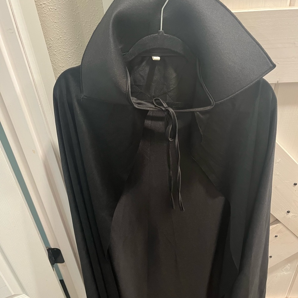 Black Costume Cape